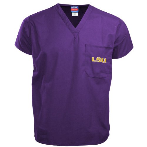 LSU Tigers Purple Scrub Top- (X-Small)