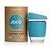 JOCO Cup 12oz - Eco-innovative Borosilicate Glass Reusable Classic Cup - (Blue)