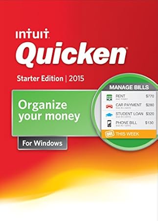 Quicken Starter Edition 2015