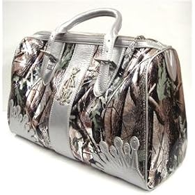 New Christian Audigier Womens Leather Purse Handbag Satchel~Camo Color~ New Christian Audigier Women's Leather Purse Handbag Satchel~Camo Color~