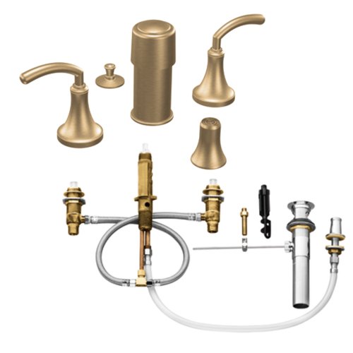 Tap Parts Chrome Mo T5220 Moen T5220 Eva Two Handle Bidet Faucet
