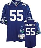 Brian Bosworth Seattle Seahawks Blue NFL Premier 1987 Throwback Jersey - Medium