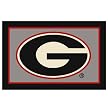 University of Georgia (G) Rug - Gray/ Black (Rectangle)