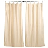 84-Inch by 84-Inch Presentation Cotton Panel Pair by Arlee