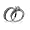 Eve's Addiction Sterling Silver Diamond Cubic Zirconia Wedding Ring Set, 5