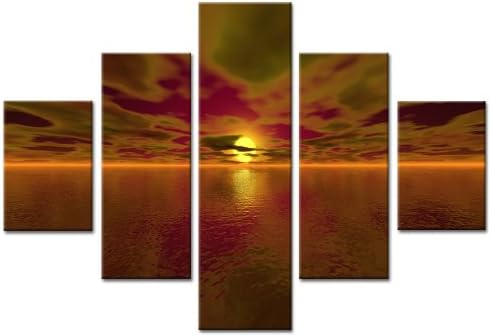 "AUROUS" DIGITAL MODERN URBAN ART CANVAS FRAMED DECOR
