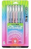 Sakura 37904 6-Piece Gelly Roll Assorted Colors Stardust Meteor Pen Set