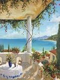 Italian Holiday I Art Poster by Jerry Georgeff - 22" x 28"