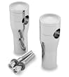 Bikers Choice Springer Components - 6 Chrome Smooth Top Risers , Finish: Chrome M-HR-1002