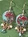 Silver Forest Flamingo Earrings SILVERTONE