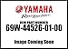 New Yamaha OEM 69W-44526-01-00 PLATE 69W445260100