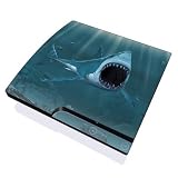 Great White Design Skin Decal Sticker for the Playstation 3 PS3 SLIM Console