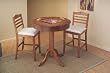 4 in 1 Newburyport Pub Round Table Oak