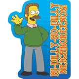 Simpsons Ned Flanders Hi Dilly Ho Dilly Neighboreenos Sticker