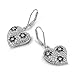 Bling Jewelry Sterling Silver Black CZ & Heart