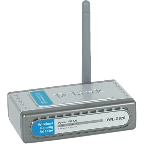 Electronics: D Link DWL G820 Wireless Gaming Adapter, 802.11g, 108Mbps
