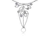 Indian Inspired Sprouting Flower Bloom Leaf Bridal Crystal Finger Ring Bracelet