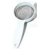 2.5-Inch Plastic and Stainless Steel Strainer - White by SCI