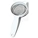 2.5-Inch Plastic and Stainless Steel Strainer - White