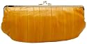 Latico Eel Skin Framed Clutch