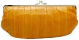 Latico Eel Skin Framed Clutch