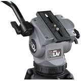 Cartoni HiDV Fluid Head Supports up to 11 lb (5 kg) - 75 mm bowl