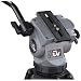 Cartoni HiDV Fluid Head Supports up to 11 lb (5 kg) - 75 mm bowl