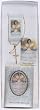 Quinceanera Gift Sets - Crystal Rosary - New Testament with Photo Window - Keepsake