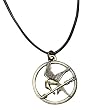 The Hunger Games Movie Mockingjay Pendant on Leather Cord