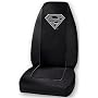 PlastiColor Silver Superman Shield Logo Seat Cover - Single
