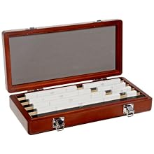 Mitutoyo Ceramic Rectangular Long Gage Block Set, ASME Grade 0, Metric