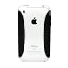 Apple iPhone 3GS 3G Clear Rubber Grip Case (Black)