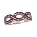 14K.50 CTW Chocolate Diamond Braided Stack Ring