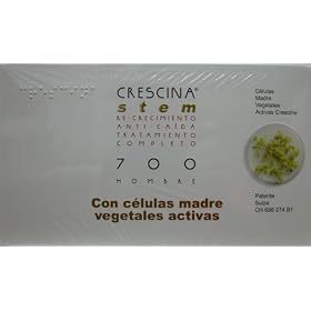 Crescina Stem Complete Treatment: Re-Growth & Anti-Hairloss 700 Men (LABO): Indicated in Cases of Advanced Incipient Baldness. (Stage V/VI)