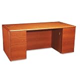 HON : 10700 Series Desk, Full-Height Double Pedestals, 72w x 36d, Henna Cherry -:- Sold as 2 Packs of - 1 - / - Total of 2 Each