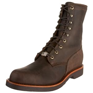 Click here to buy Chippewa Mens 8 Rugged Handcrafted Lace-Up Boot by Chippewa.
