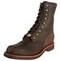 Chippewa Men's 20070 8" Rugged Handcrafted Lace-Up Boot,Chocolate Apache,9.5 D(M) US