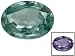 MIN .20CT MM VARIES OVAL ALEXANDRITE