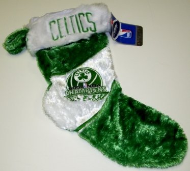 Boston Celtics NBA Champions Himo Plush Stocking