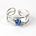 STERLING SILVER TOE RING W/FO - 6mm