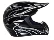 Motorcycle ATV Off-Road Motocross MX Dirt Helmet DOT - BLACK (XXL)