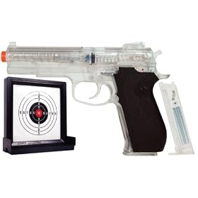 SoftAir Smith & Wesson 4505 Spring Powered Airsoft Pistol with Target and Spare Magazine