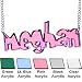 PINK - Custom No 2 Lucite Personalized Neckace
