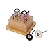 12 Piece PMC Finishing Tool Kit Precious Metal Clay Jewelry Making Dremel Polishing Accessory Tool Set w/ Wooden Base