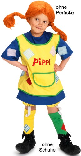 Pippi Langstrumpf 44.3600.00 - Pippi Kostüm, ab 6 Jahre