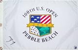 Gary Player Autographed 2000 Pebble Beach US Open Flag