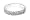 White Gold Tone Stretchable Link Tennis Bracelet with Diamond Cut Cubic Zirconia Crystal Three Strands