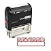 ExcelMark Revised Self Inking Rubber Stamp - Red Ink