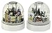 Salt and Pepper Shaker Snow Globe Set Snow Globe