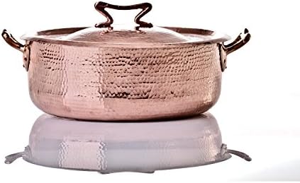 Amoretti Brothers Copper 11.5 qt Casserole w/Lid
